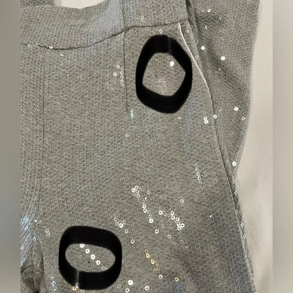 Anthropologie | Claudette Sequin Jumpsuit | Size 6 | Silver - Picture 14 of 14